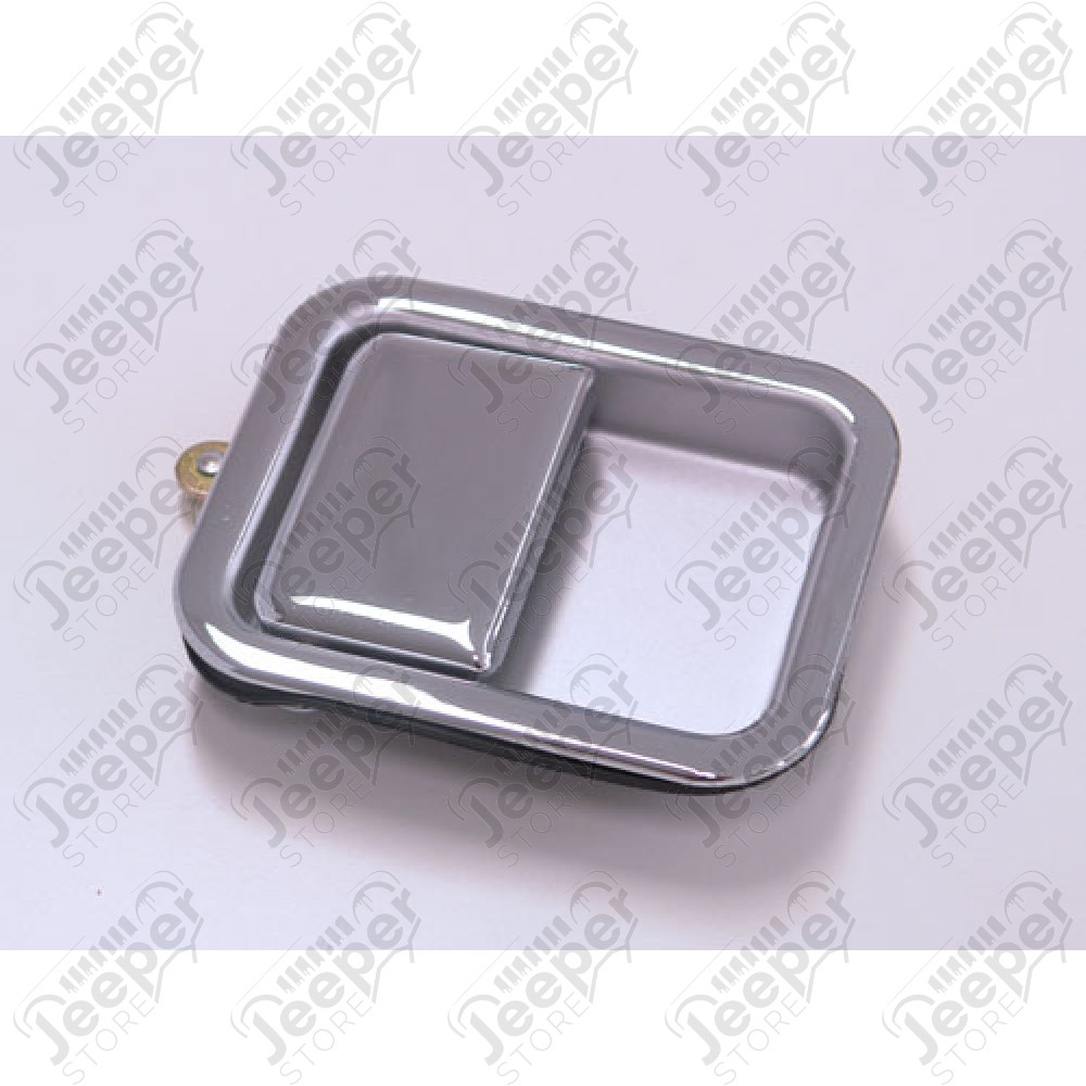 Poignée de porte encastrée chromée côté gauche - Jeep Wrangler YJ - 5758173 / 55028448
