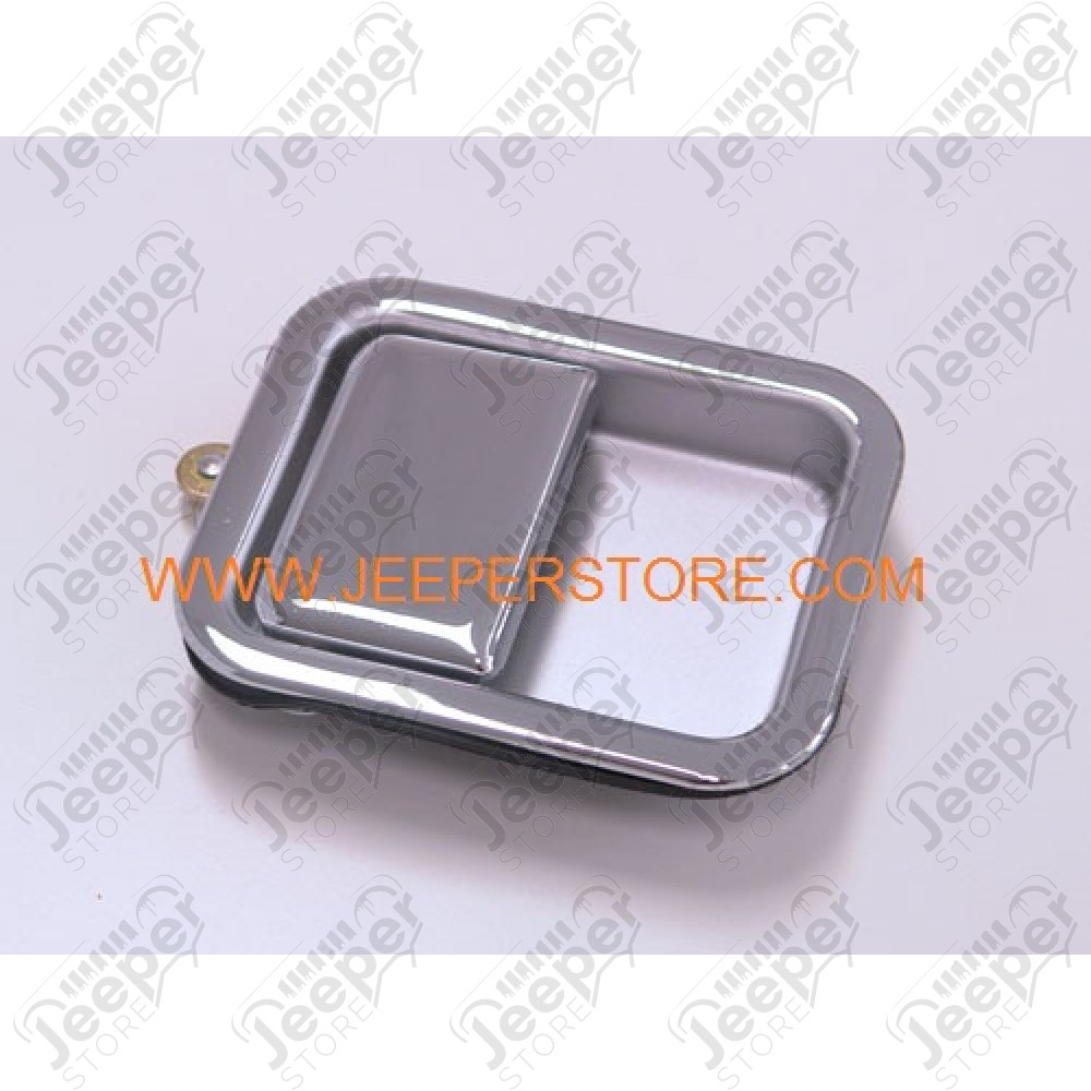 Poignée de porte extérieur encastrée chromée côté gauche - Jeep Wrangler TJ - 55028449 / 5758172