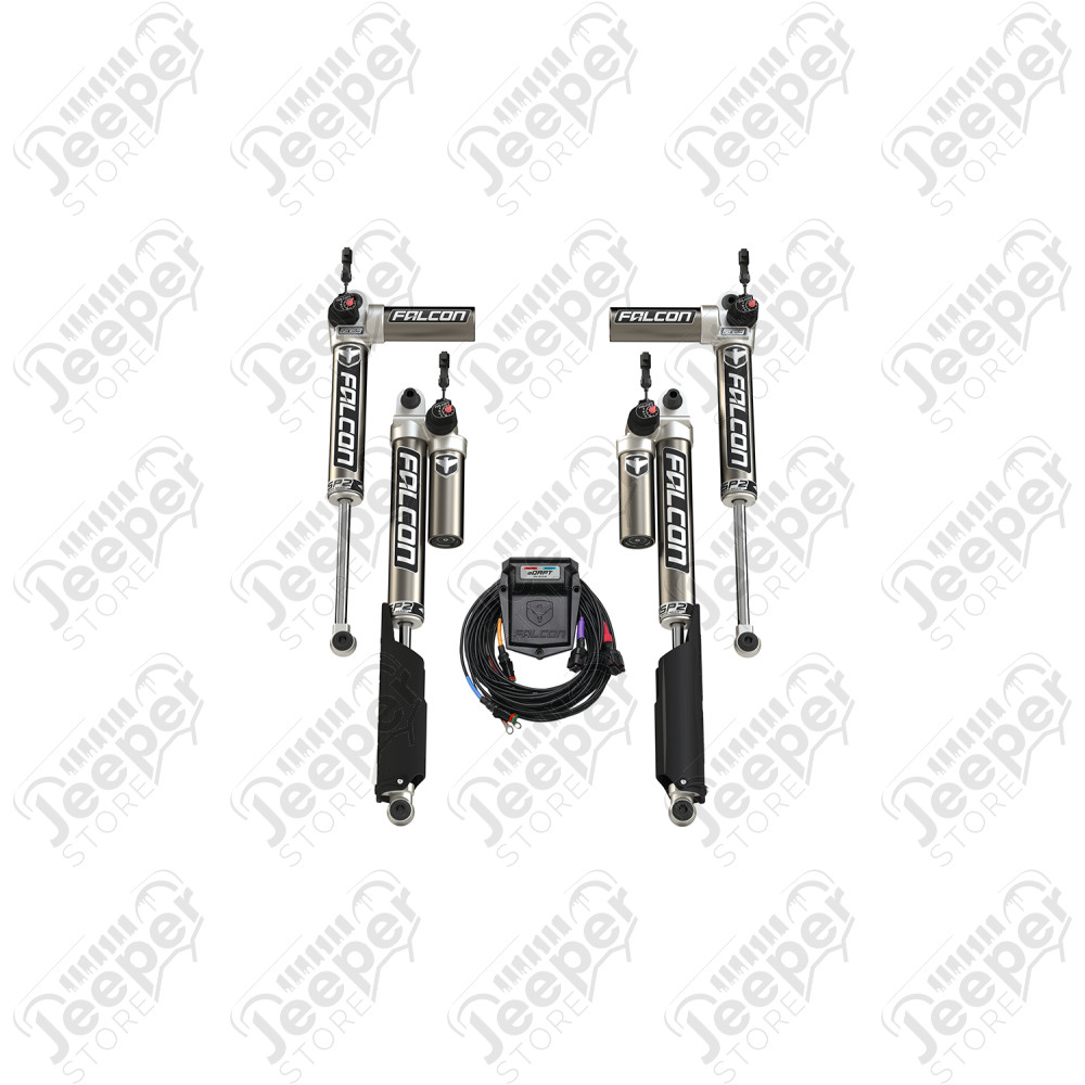 JL 2dr: Falcon SP2 3.5 aDAPT Piggyback Shock Kit (0-1.5” Lift)