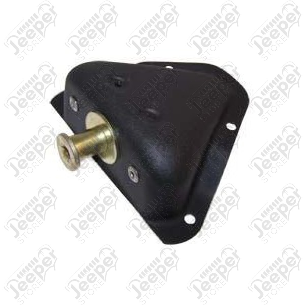 Gache de porte droite (coté caisse), acier noir, Jeep CJ, Wrangler YJ 