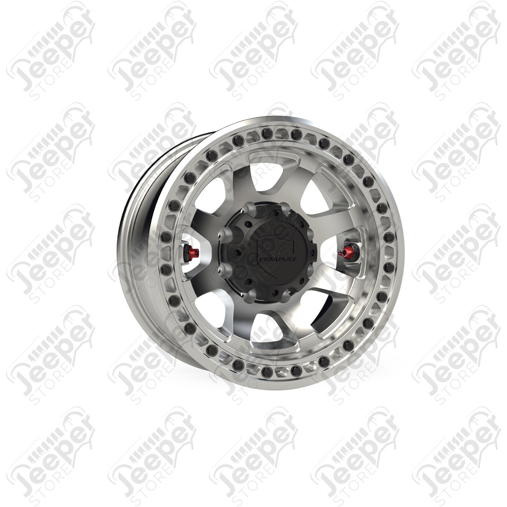 Olympus Beadlock Off-Road Wheel - 8x6.5” - Offset : -25mm - Couleur : Machined