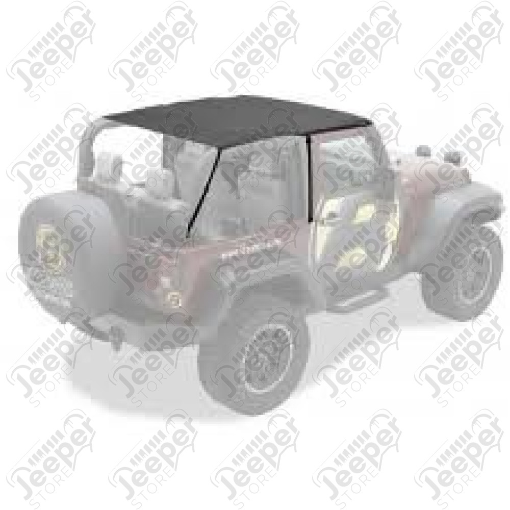 Bikini header version Safari - Couleur : Black Diamond - Jeep Wrangler JK (2 portes) - 52583-35