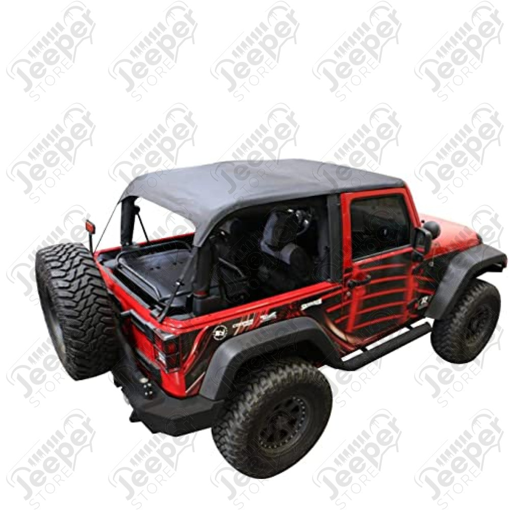 Bâche complète Framless Rampage pour Jeep Wrangler JK (2 portes)