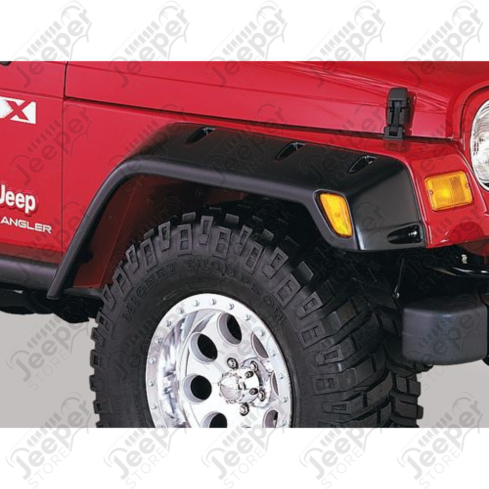 Kit de 4 Elargisseurs d'ailes BUSHWACKER (Pocket Style) Largeur: 12cm Jeep Wrangler TJ