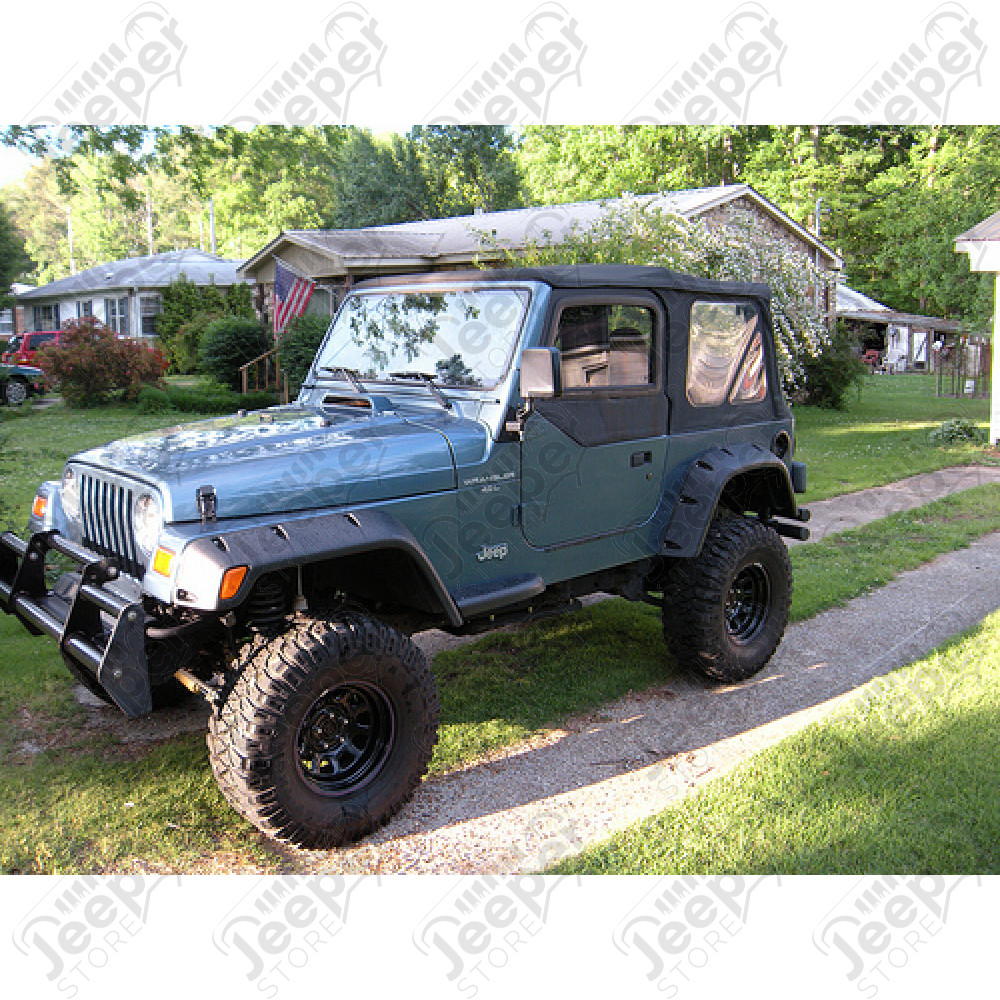 Kit de 4 Elargisseurs d'ailes BUSHWACKER (Pocket Style) Largeur: 12cm Jeep Wrangler TJ