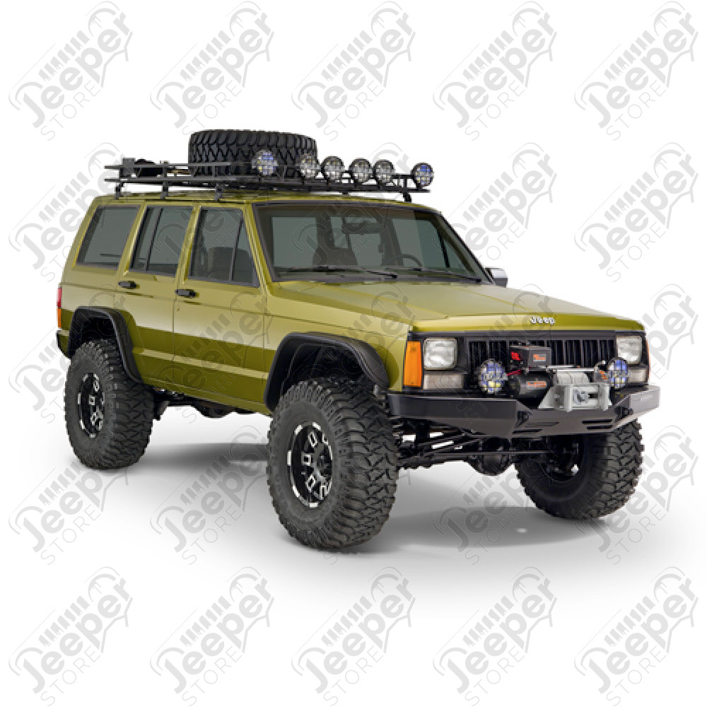 Kit de 4 Elargisseurs d'ailes Bushwacker plate Jeep Cherokee XJ (4 portes)