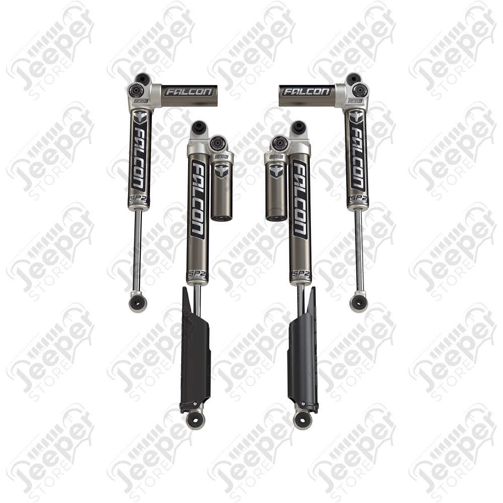JL 4dr: Falcon SP2 3.1 Piggyback Shock Kit (0–1.5” Lift)