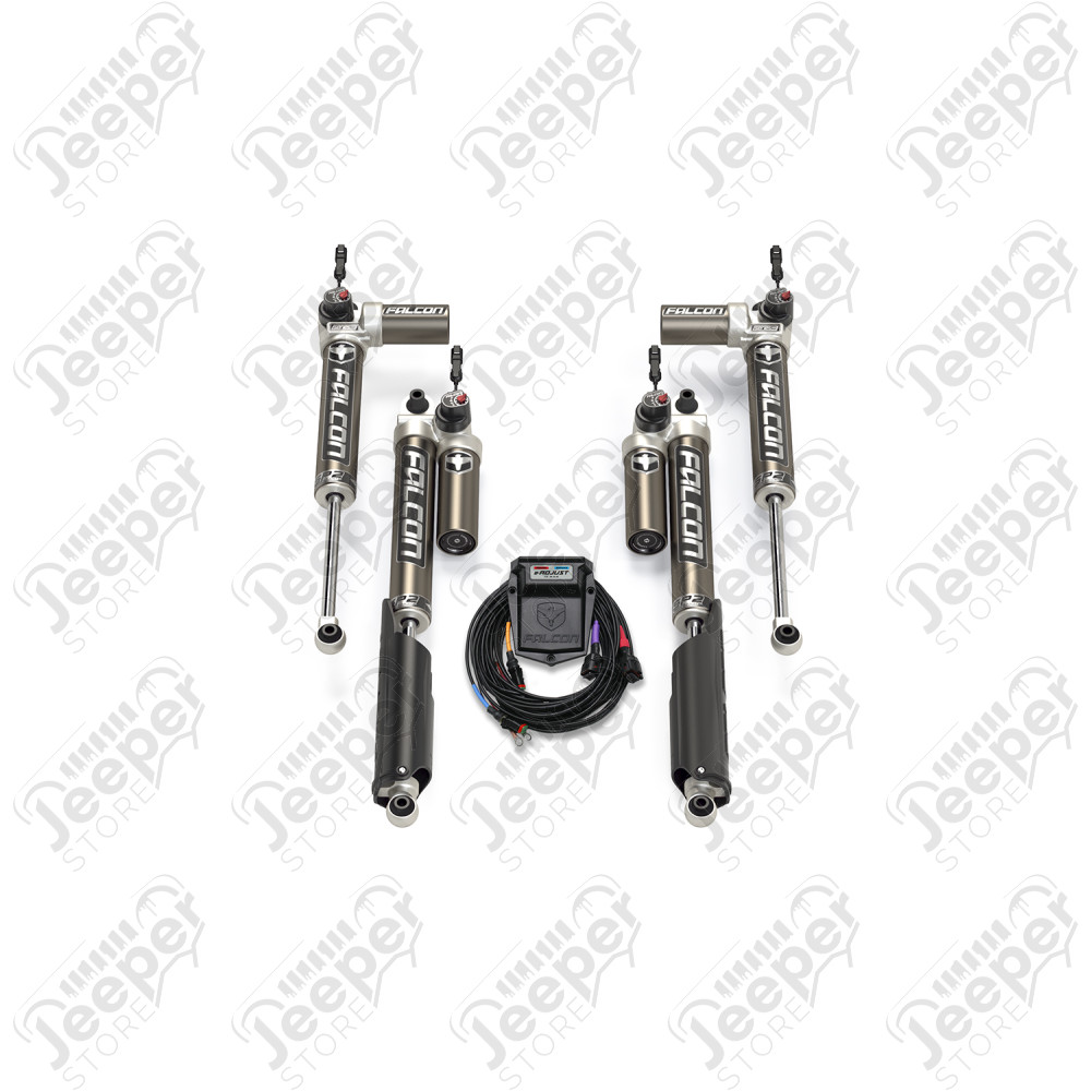 JL EcoDiesel/4xe/392: Falcon SP2 3.5 e-Adjust Piggyback Shock Kit (0–1.5” Lift)