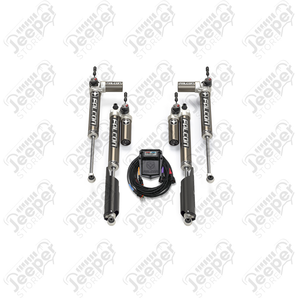 JL EcoDiesel/4xe/392: Falcon SP2 3.5 e-Adjust Piggyback Shock Kit (2–4.5” Lift)