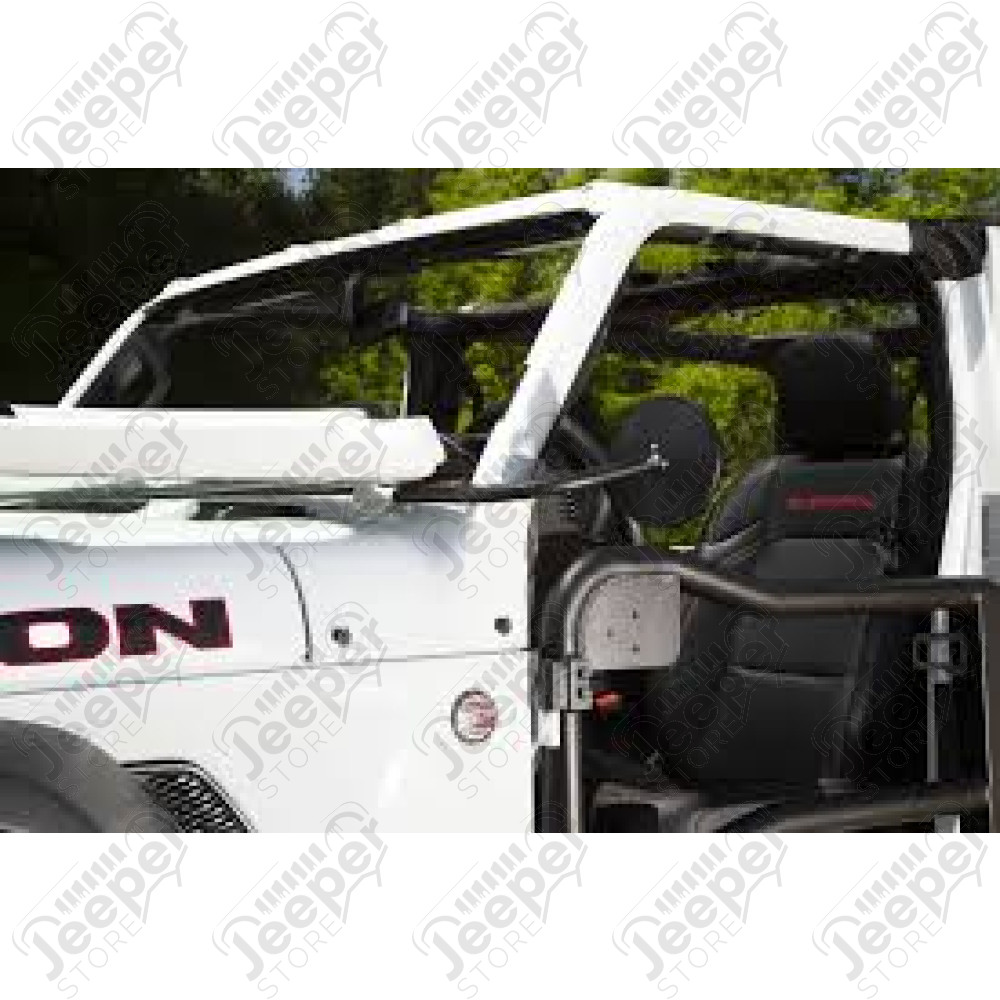 Kit de rétroviseurs noir rond pour Jeep Wrangler JL, Gladiator JT