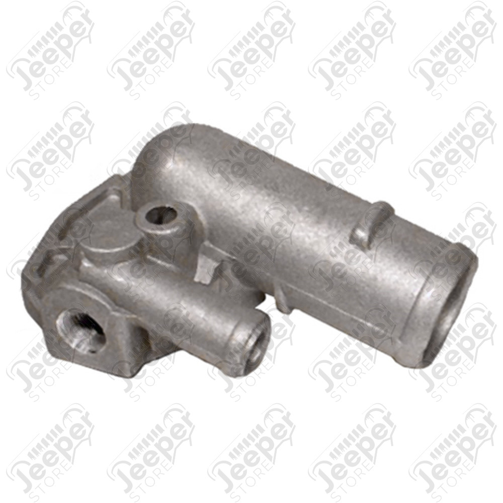 Boîtier de thermostat 2.5L et 4.0L essence Jeep Grand Cherokee ZJ, ZG (emplacement de la sonde d'eau sur le boitier).