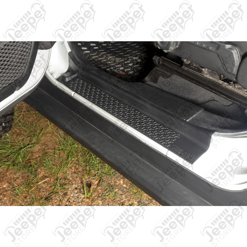 Kit de 4 protections de seuils de portes avant et arrière pour Jeep Wrangler JL Unlimited (4 portes)