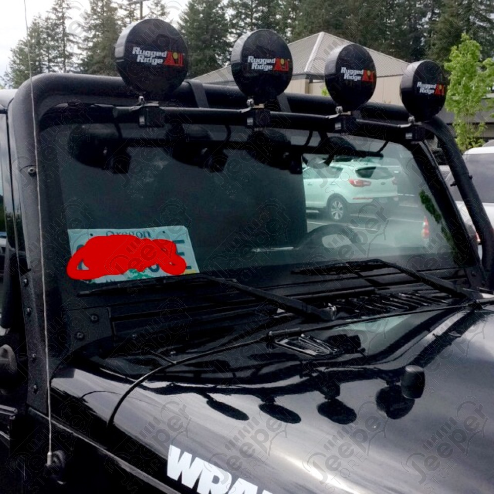 Rabaissement de rampe de phares (en combinaison avec: 1513.30) pour Jeep Wrangler JK
