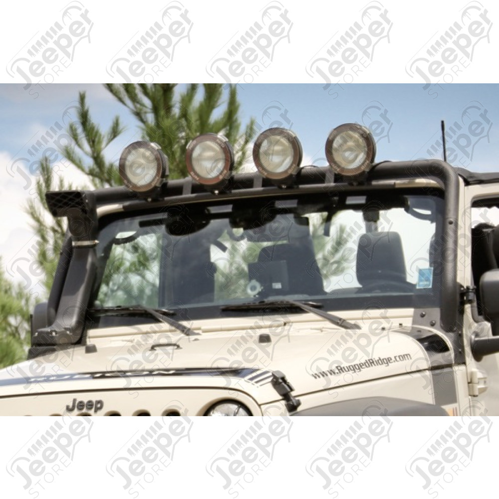 Rampe de lampes portées (jusqu'à 5 phares) couleur noire - Jeep Wrangler JK - 1513.30 / 11232.21 / 11232-21