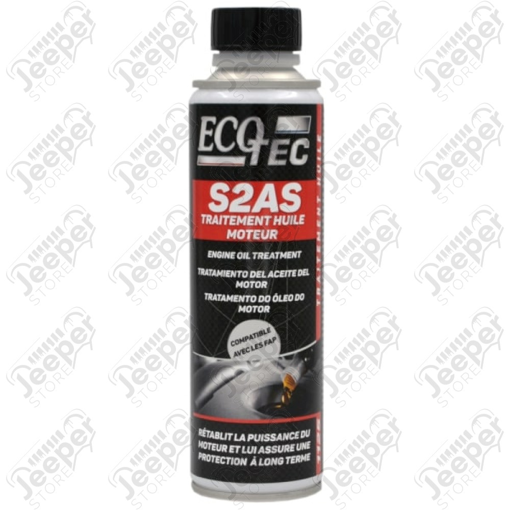 Additif et traitement pour huile moteur essence ou diesel - S2AS EcoTec 300ml