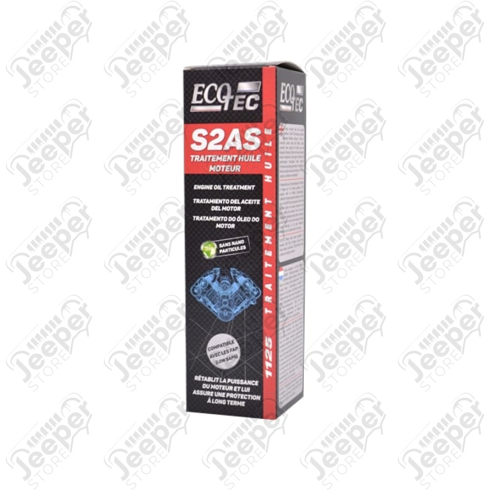 Additif et traitement pour huile moteur essence ou diesel - S2AS EcoTec 300ml