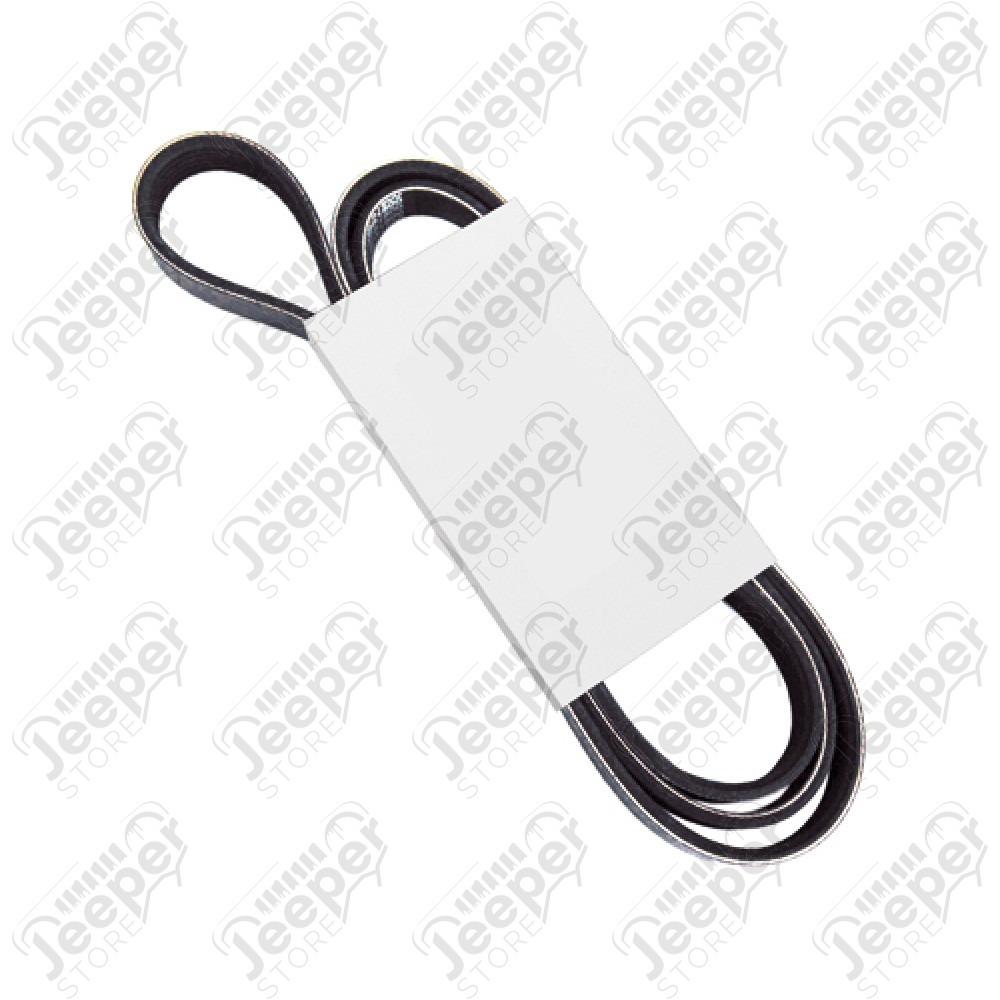 Courroie plate d'accessoires 4.0L essence (sans clim) Jeep Wrangler YJ (moteur multi points)