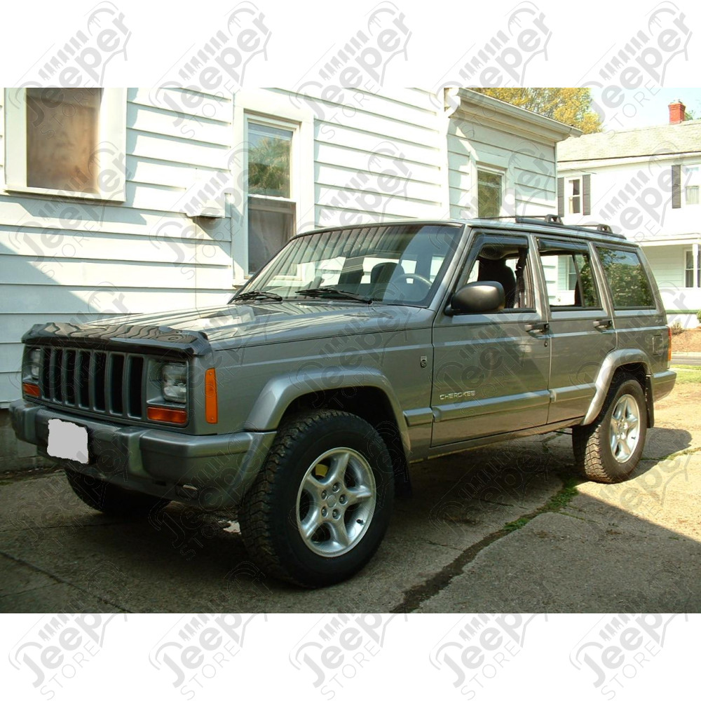 Déflecteur d'air de capot moteur (couleur fumé) pour Jeep Cherokee XJ