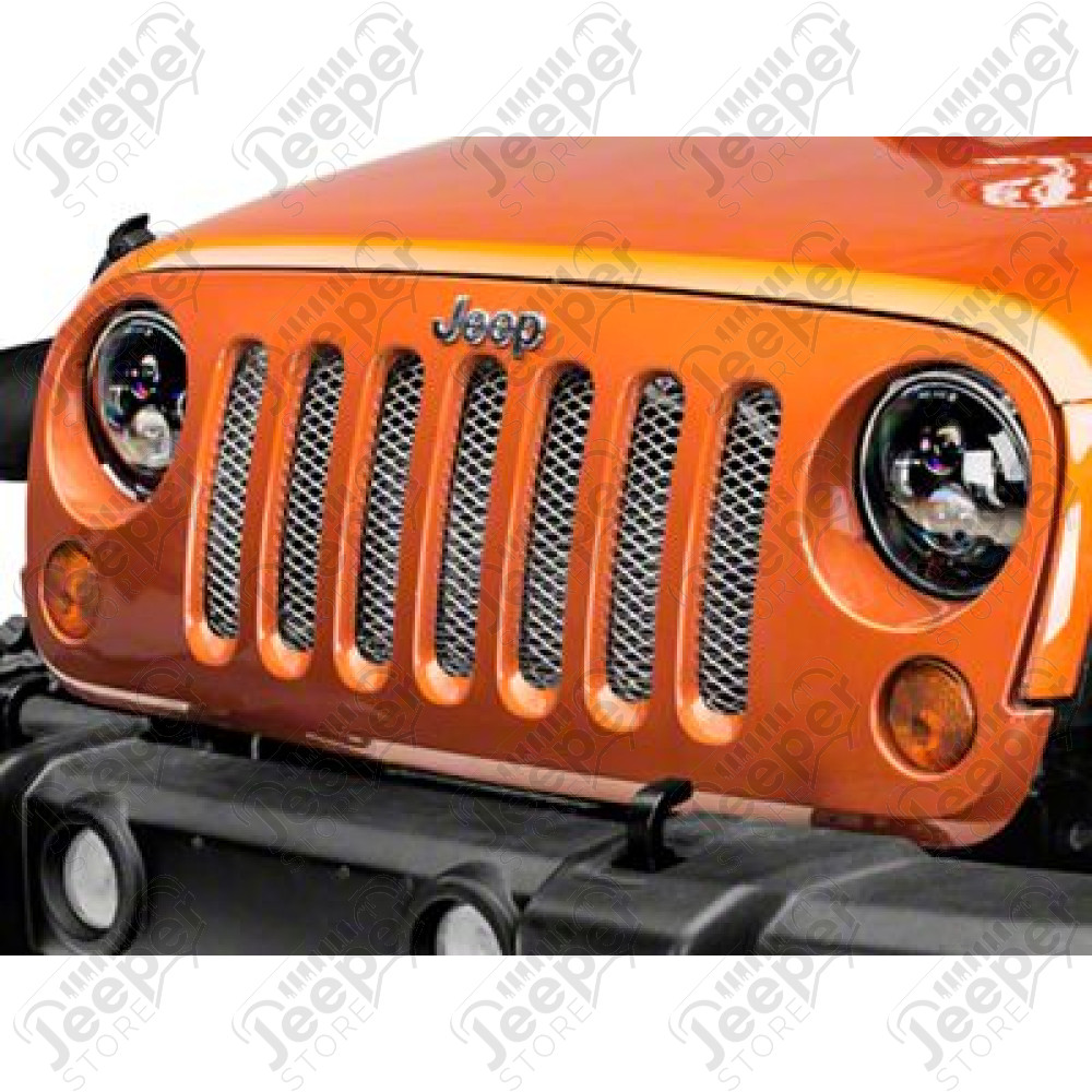Grille de protection de radiateur moteur en acier noir - Jeep Wrangler JK - 1523.24 / 11401.31