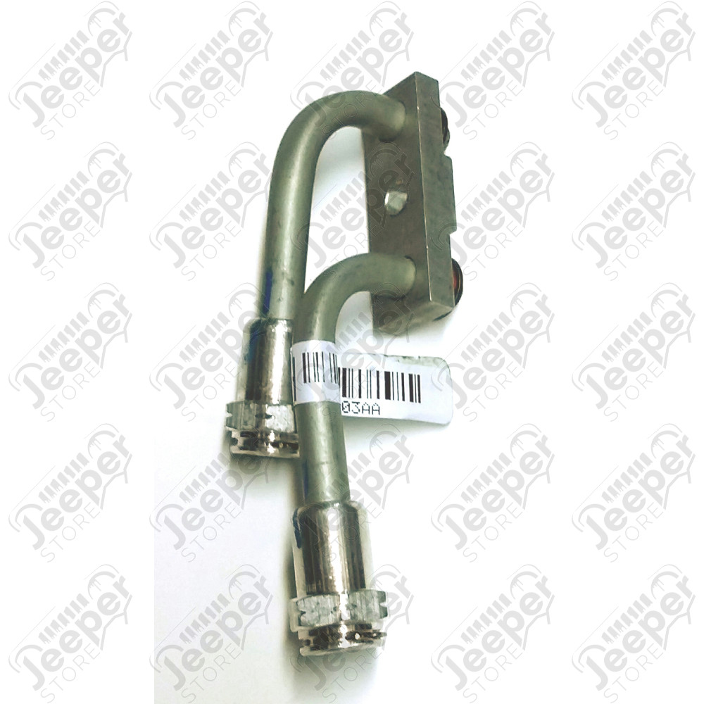 Raccord avec conduit pour radiateur d'huile de boite automatique 2.8L CRD , 3.6L V6 et 3.8L V6 essence Jeep Wrangler JK 