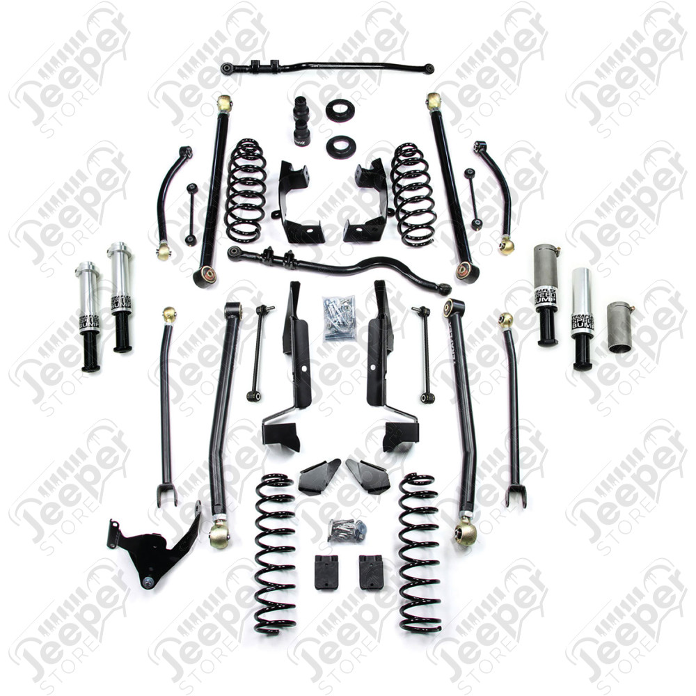 JK 4dr: 4” Alpine CT4 Prerunner Long Arm Suspension System – No Shocks