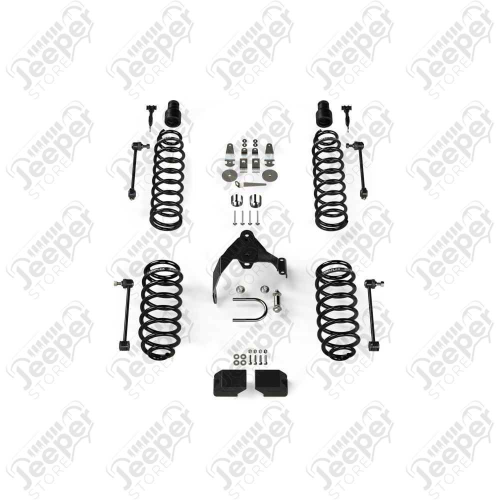 JK 4dr: 3” Coil Spring Base Lift Kit – No Shocks