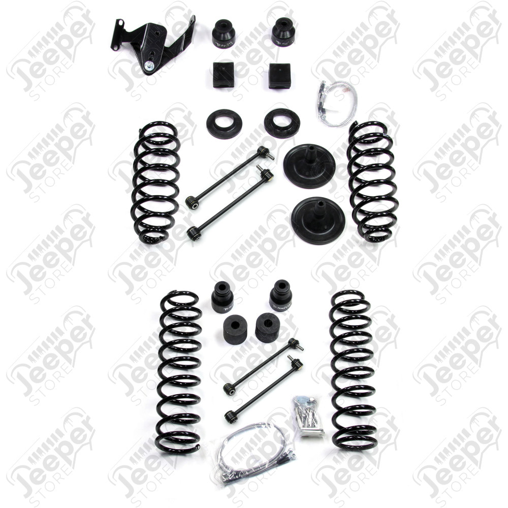 JK 4dr: 4” Coil Spring Base Lift Kit – No Shocks