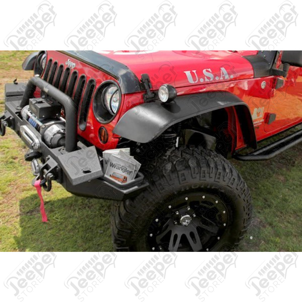 Embouts latéraux pour pare chocs avant XHD (parties latéraux rangement) (avec OU sans support de treuil), Jeep Wrangler JK