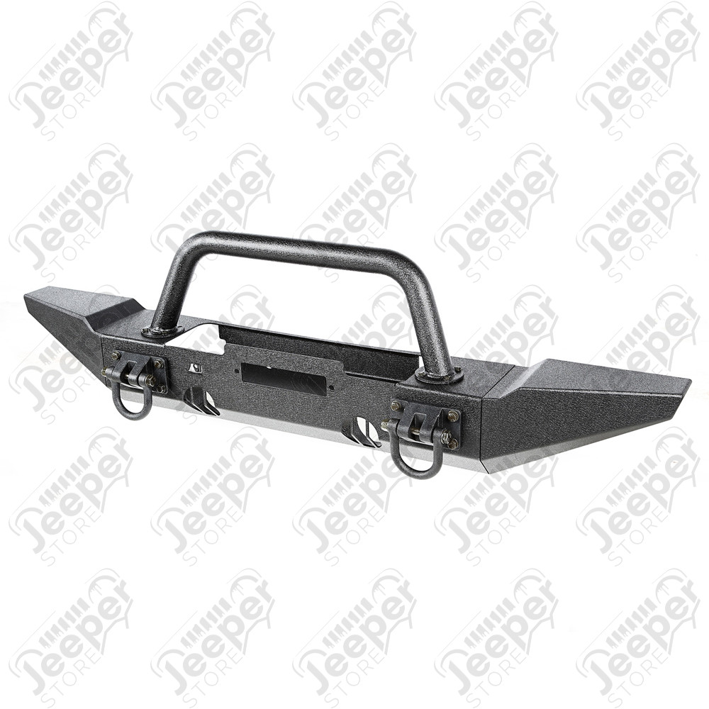 Embouts latéraux pour pare chocs avant XHD (parties latéraux plat) (avec OU sans support de treuil), Jeep CJ7, CJ8, Wrangler YJ, TJ