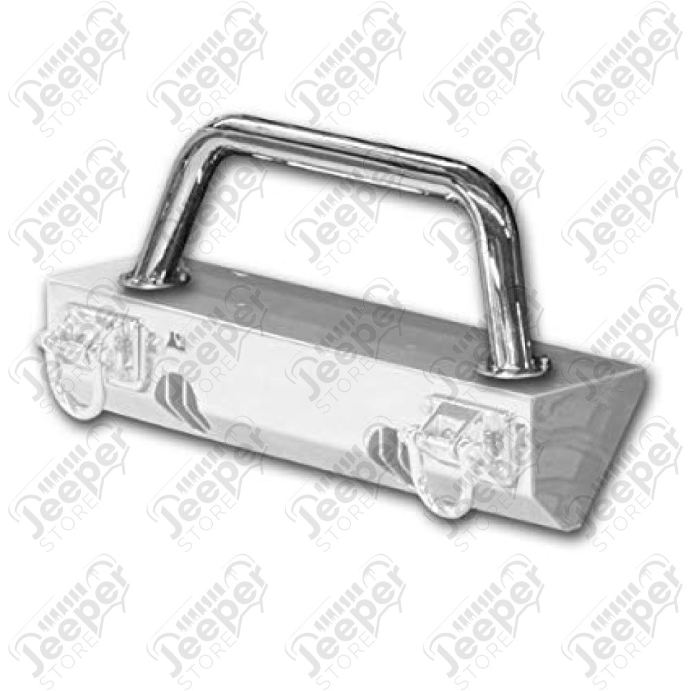 Barre tubulaire INOX pour pare chocs avant XHD (partie tubulaire) (avec OU sans support de treuil), Jeep Wrangler JK