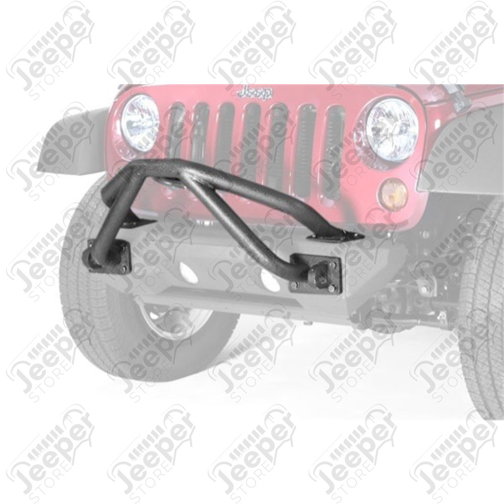 Double barres tubulaire Stinger pour pare chocs avant XHD 2 (partie tubulaire Stinger) (avec OU sans support de treuil), Jeep Wrangler JK