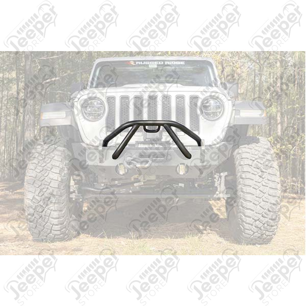 Barre supérieur X Striker pour pare chocs acier HD Series Rugged Ridge Jeep Wrangler JK, JL et Gladiator JT (réf: 51-JS-5280 et 51-JS-5283)