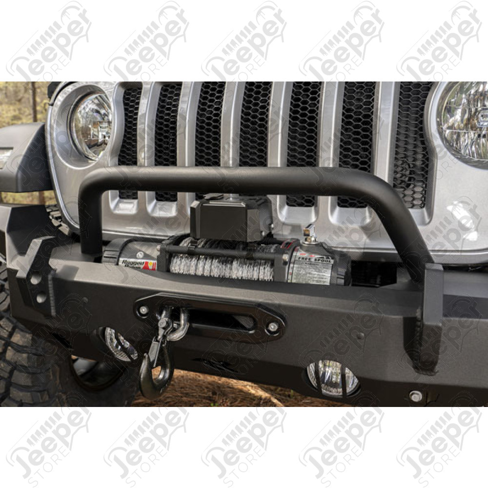 Barre supérieur Over Rider pour pare chocs acier HD Series Rugged Ridge Jeep Wrangler JK, JL et Gladiator JT(réf: 51-JS-5280 et 51-JS-5283)
