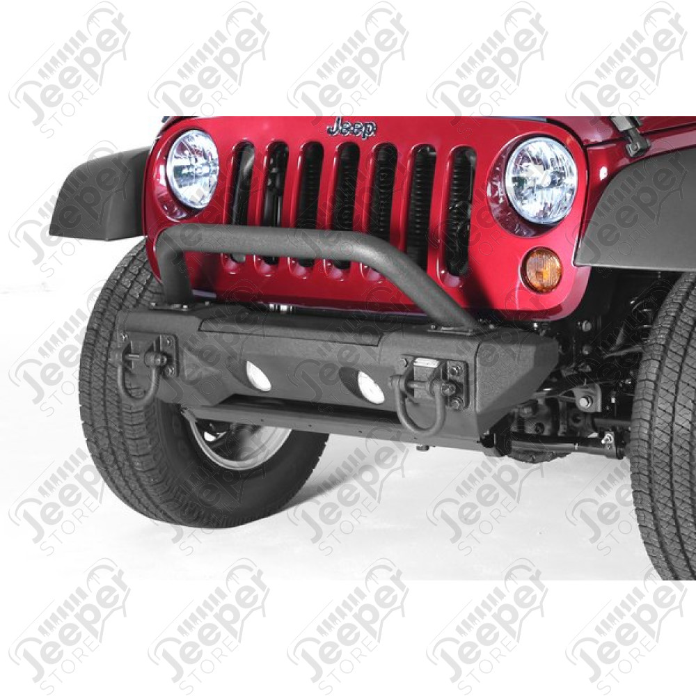 Barre tubulaire pour pare chocs avant XHD Aluminium (partie tubulaire vers l'avant) (avec OU sans support de treuil), Jeep Wrangler JK