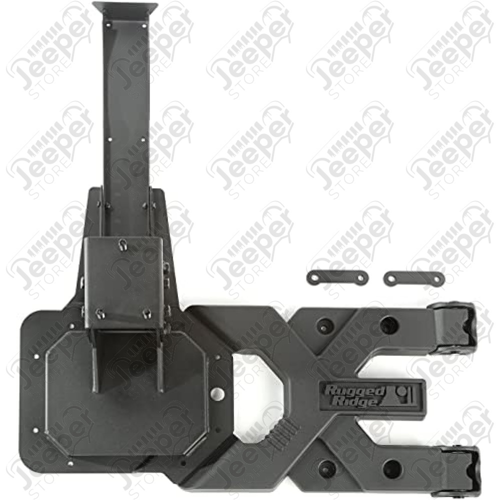 Support de roue de secours renforcé pour pneu jusqu'à 37" pour Jeep Wrangler JK