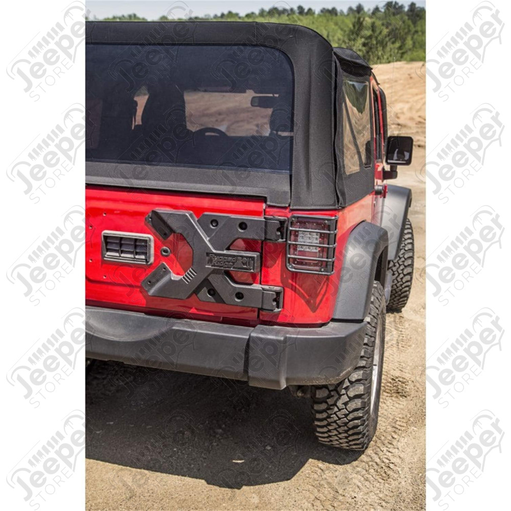 Kit charnières de coffre renforcées pour mettre des pneus de 33" et plus pour Jeep Wrangler JK