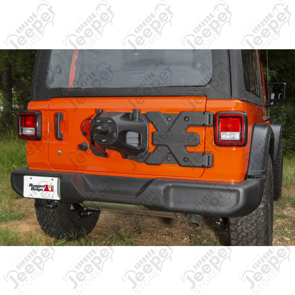 Kit charnières de coffre renforcées pour mettre des pneus de 33" et plus pour Jeep Wrangler JL Il offre le summum en matière de résistance et de stabilité pour le montage de vos roues et pneus surdimensionnés. Fonctionnellement conçu pour gérer la