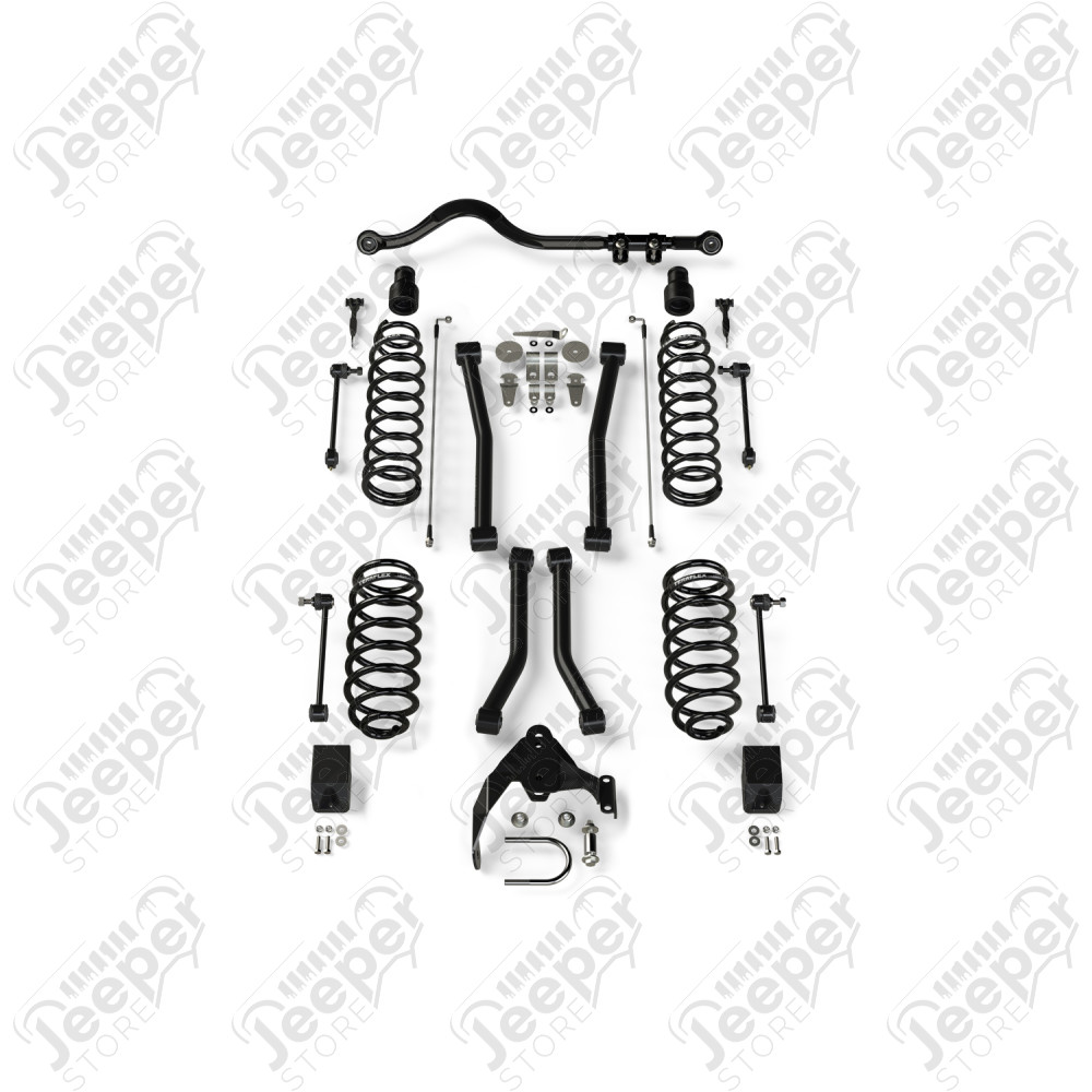 JK 4dr 3” Suspension System w/ 4 Sport Control Arms – No Shocks