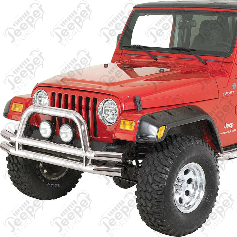 Pare buffles avant (Pare chocs) acier inox Jeep CJ7, CJ8