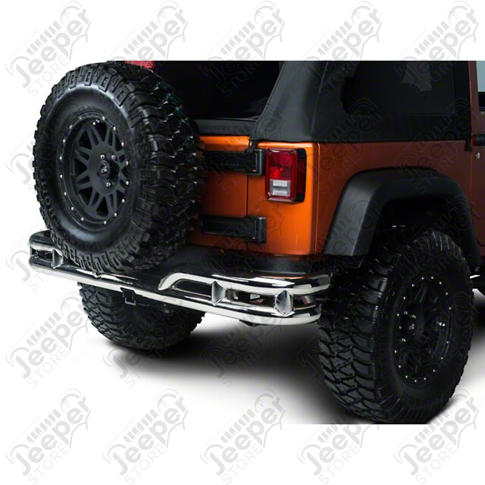 Pare chocs arrière tubulaire acier inox Jeep Wrangler JK