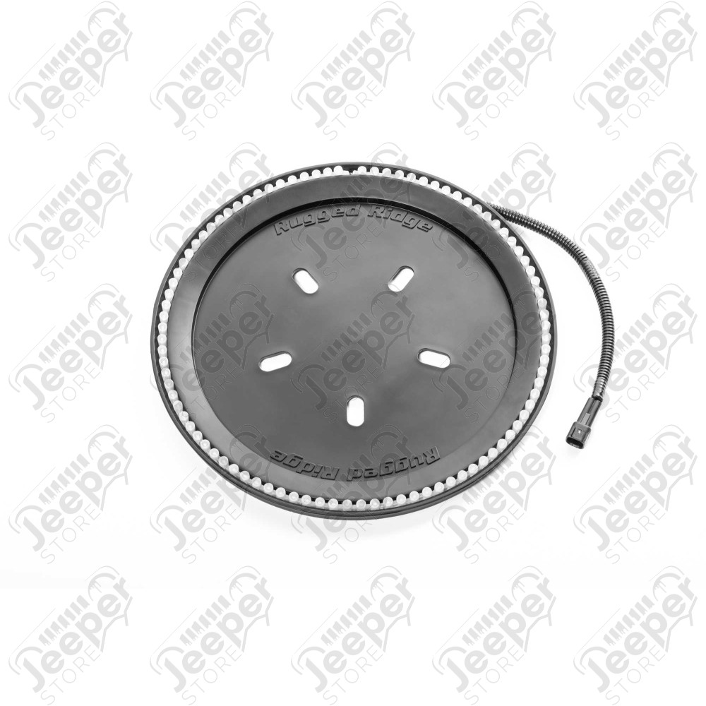 3eme feu stop rond à LED pour roue de secours pour Jeep CJ5, CJ7, CJ8, Wrangler YJ, TJ, JK, JL - 11585.04