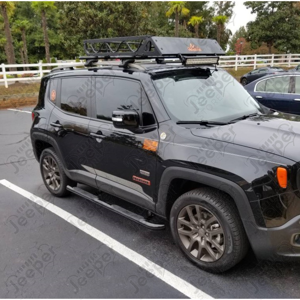 Kit de marches pieds tubulaire noir (diamètre : 3") Jeep Renegade BU