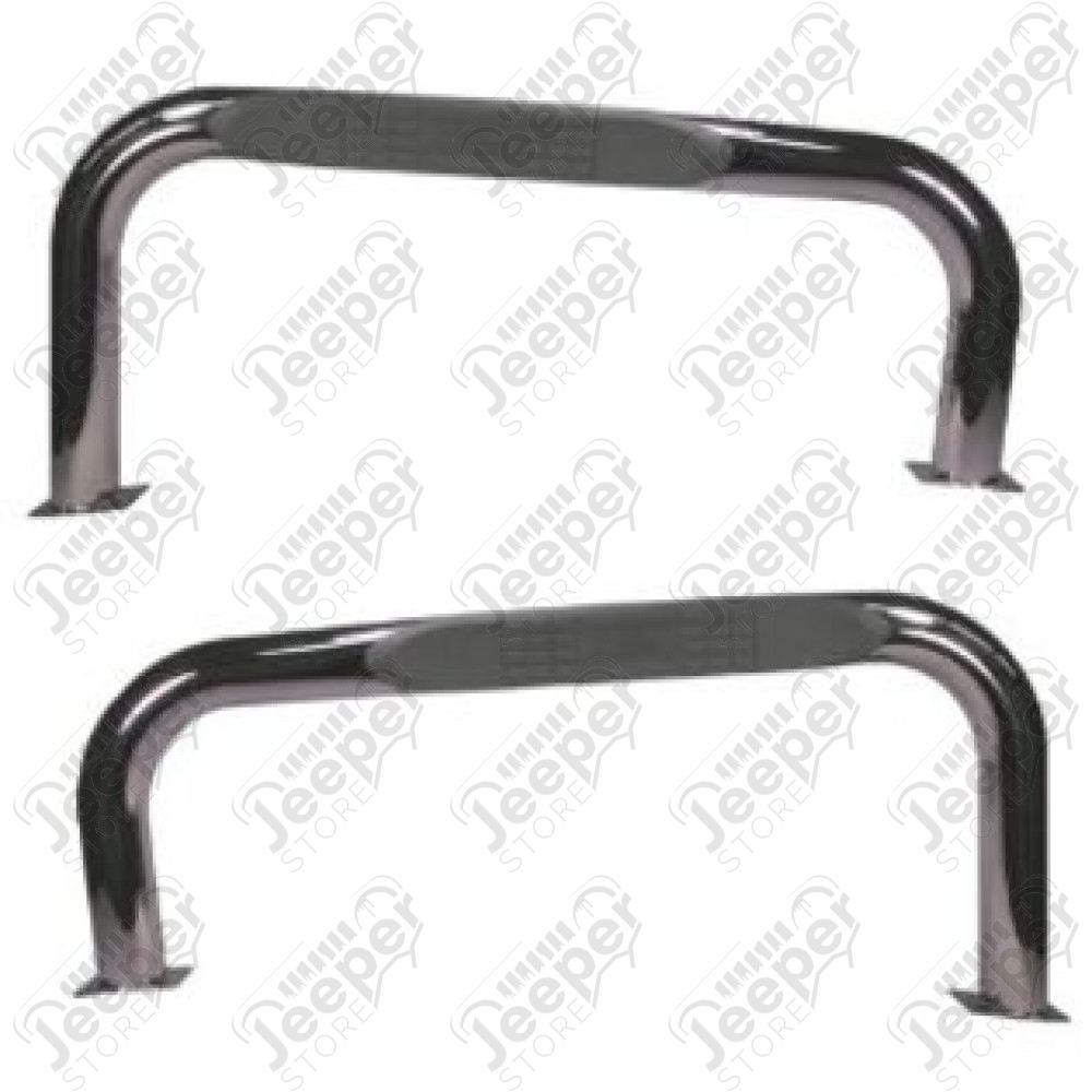 Marchepieds tubulaires acier / inox - Jeep CJ7 - 11593.02 / 230091