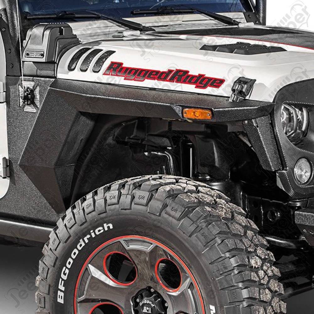 Kit 4 ailes et élargisseurs renforcées en acier avec passage d'aile intérieur XHD - Jeep Wrangler JK (2 portes) - 11615.05 / 11615-05
