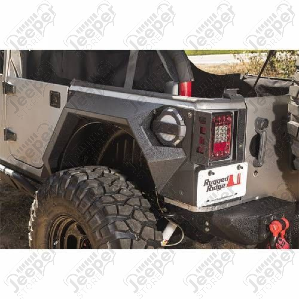 Kit d'ailes et élargisseurs d'ailes arrière renforcées avant en acier XHD pour Jeep Wrangler JK
