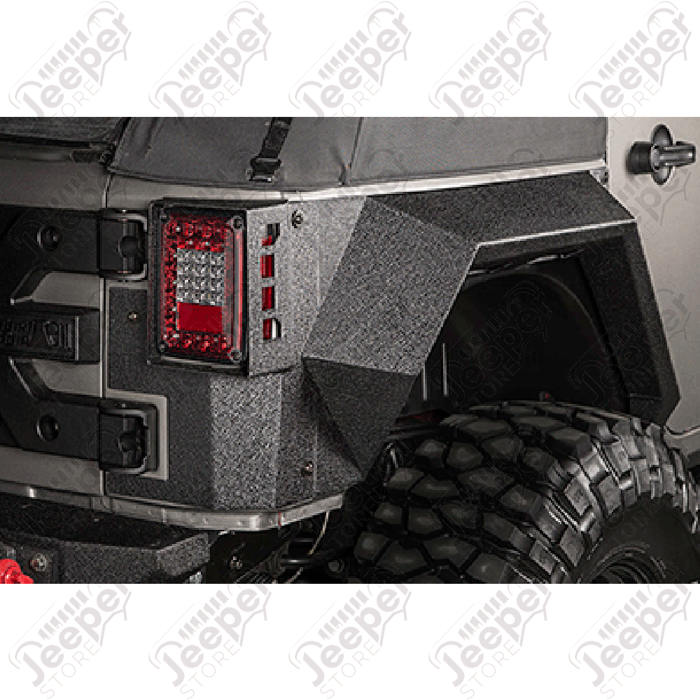 Kit d'ailes et élargisseurs d'ailes arrière renforcées avant en acier XHD pour Jeep Wrangler JK