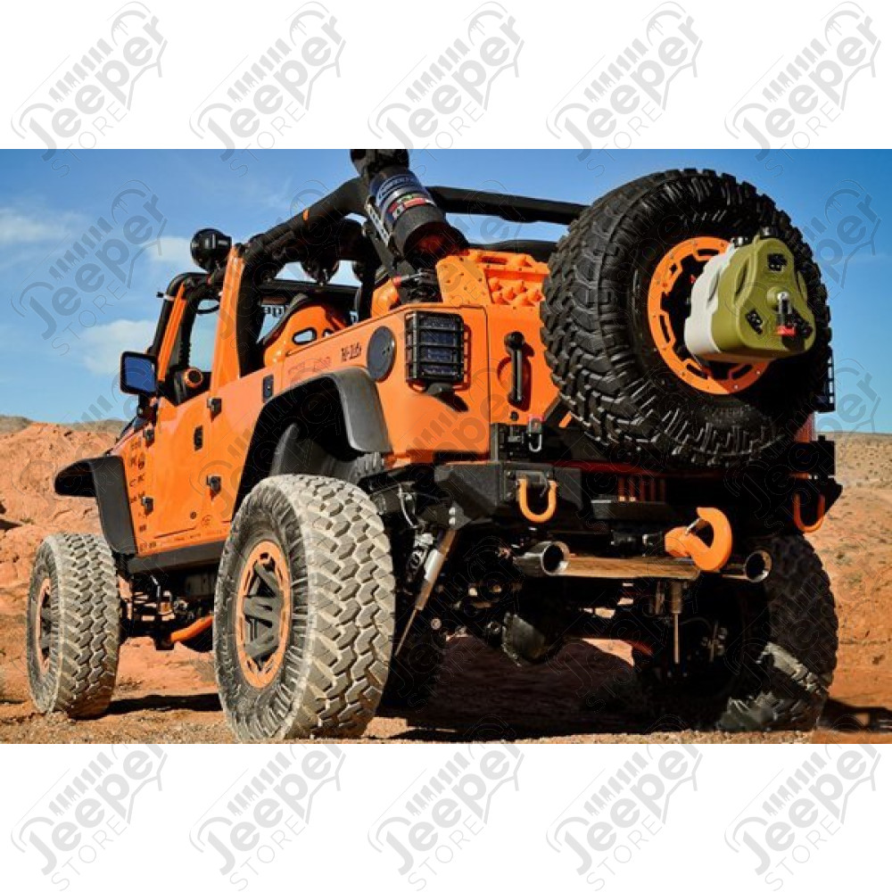 Kit élargisseurs d'aile Rugged Ridge All Terrain Jeep Wrangler JK Kit de 4 élargisseurs d'aile plate RR et les 4 intérieur d'ailes pour Jeep Wrangler JK
