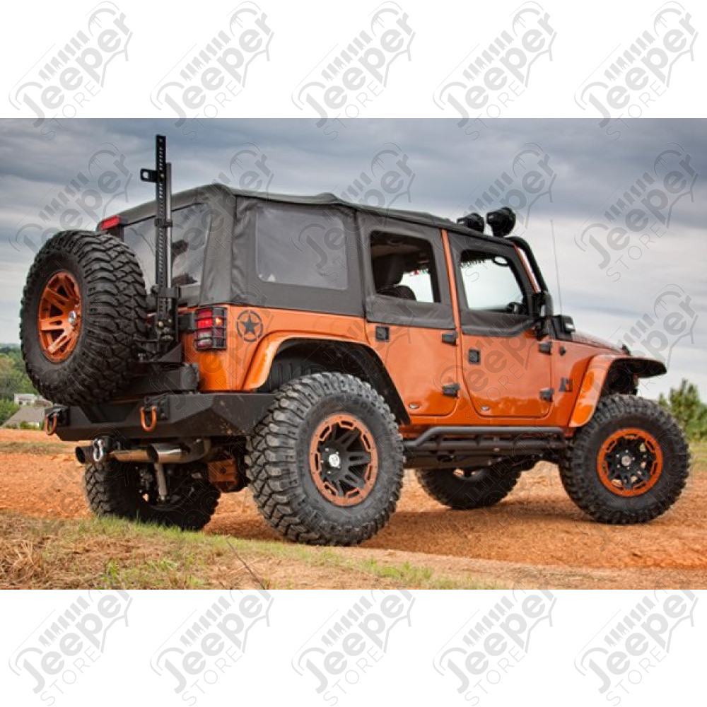 Kit élargisseurs d'aile Rugged Ridge All Terrain Jeep Wrangler JK Kit de 4 élargisseurs d'aile plate RR et les 4 intérieur d'ailes pour Jeep Wrangler JK