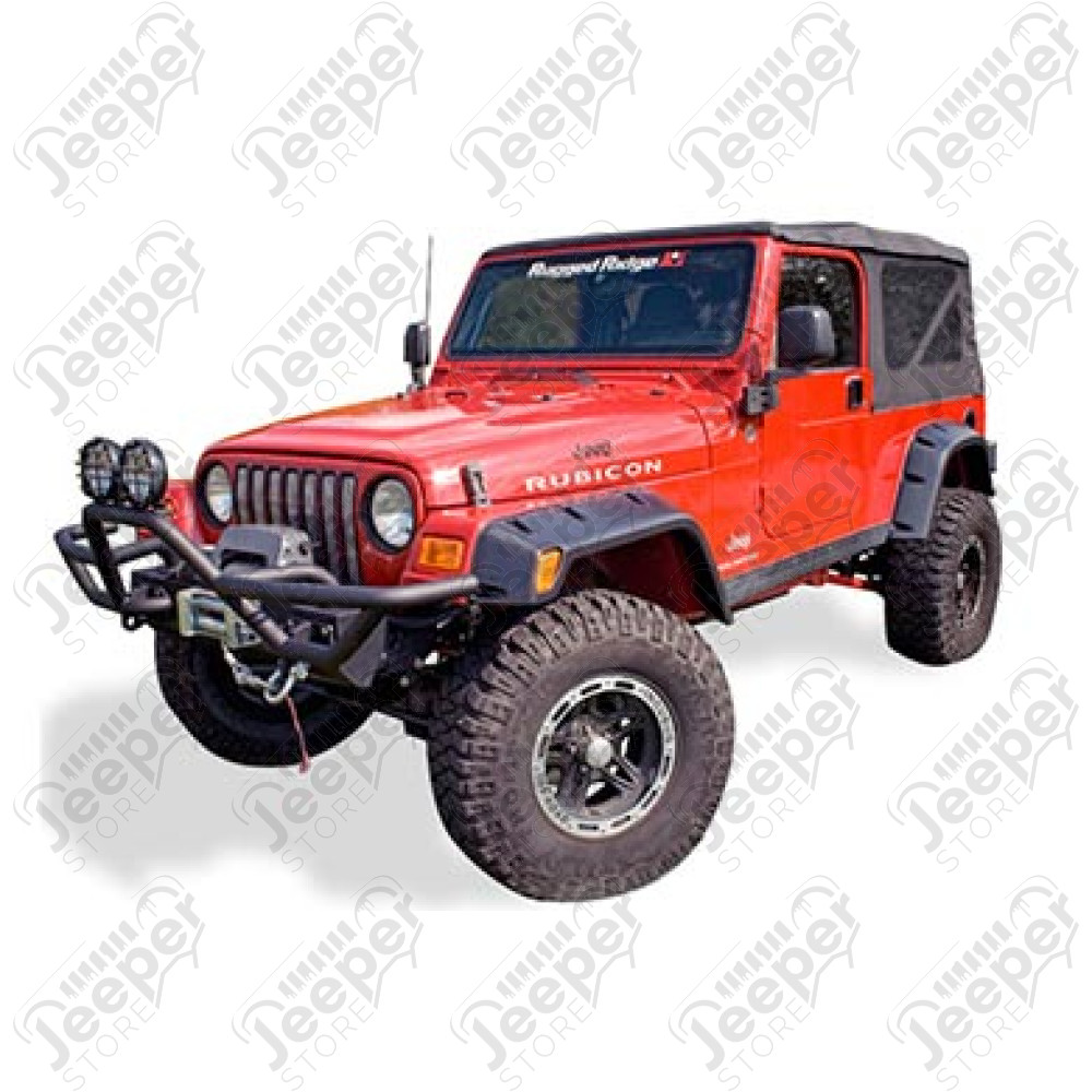Kit de 4 élargisseurs d'ailes RR (+15.50cm) Jeep Wrangler TJ 