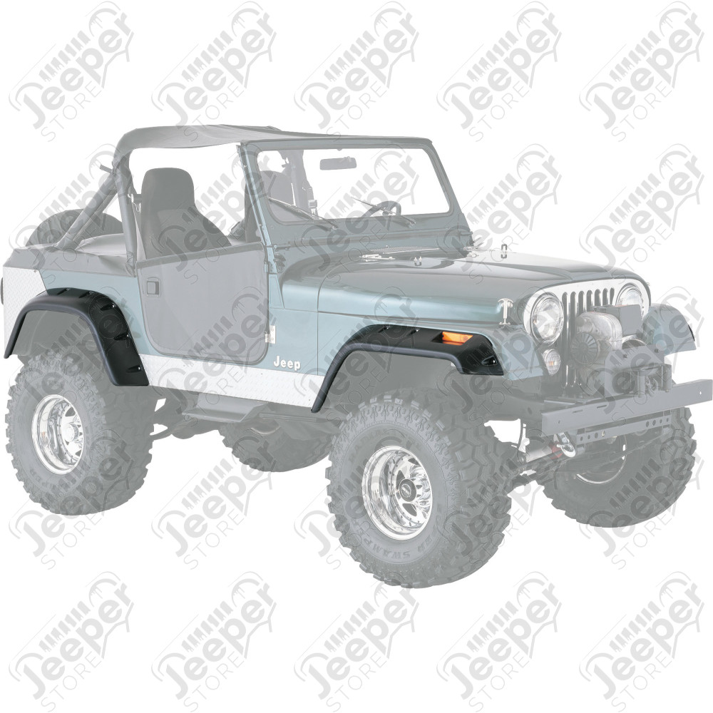 Kit de 4 élargisseurs d'ailes RR (+15.50cm) Jeep CJ7